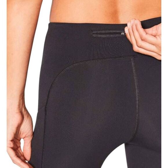 LULULEMON ATHLETICA Speed Up Crop (21') In Black Size 6 - Picture 3 of 8